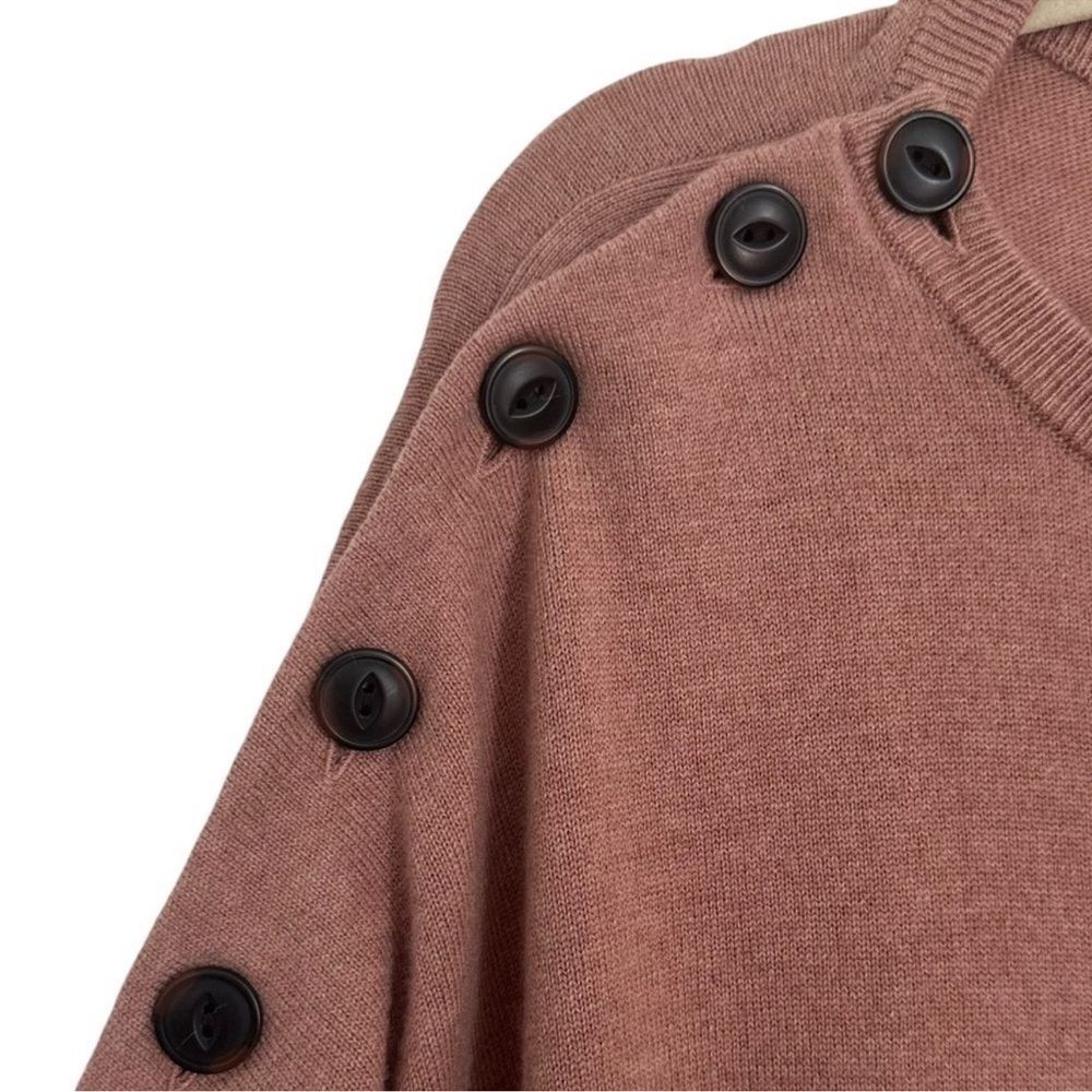 HATCH THE LOU DRESS ROSEWOOD CASHMERE BLEND SWEATER DRESS SIZE P - Picture 6 of 14